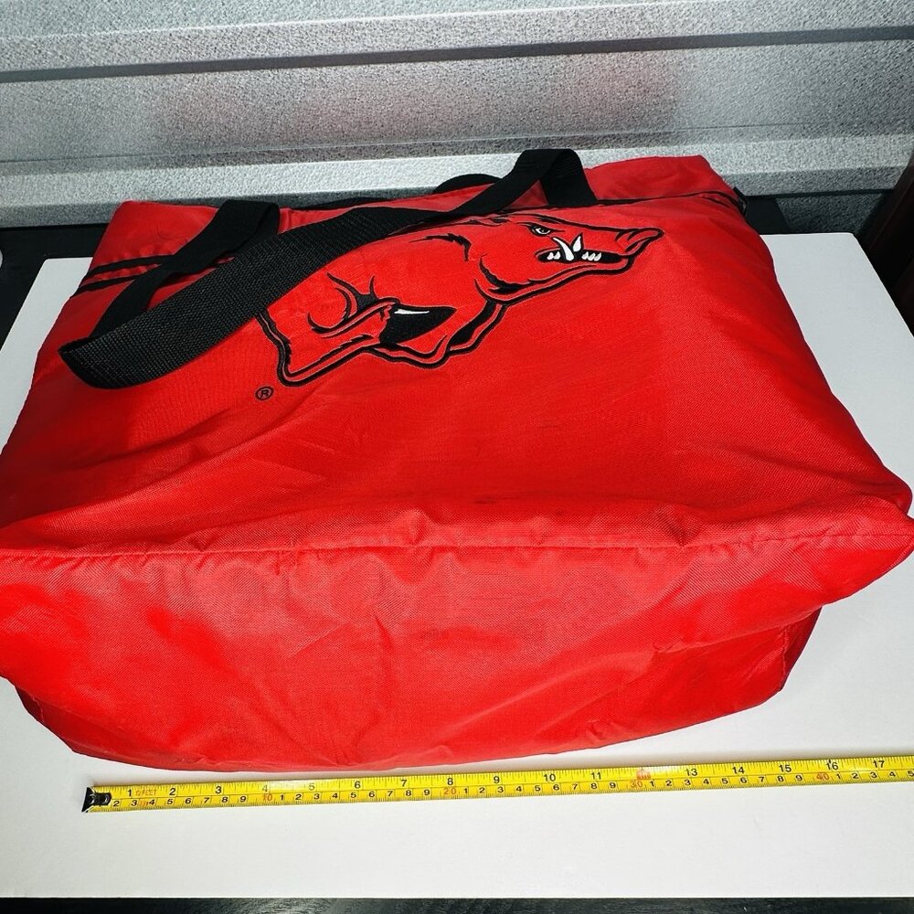 Arkansas Razorbacks Insulated Large Tote Bag Catering Food Carrier Hot Cold - Picture 9 of 14